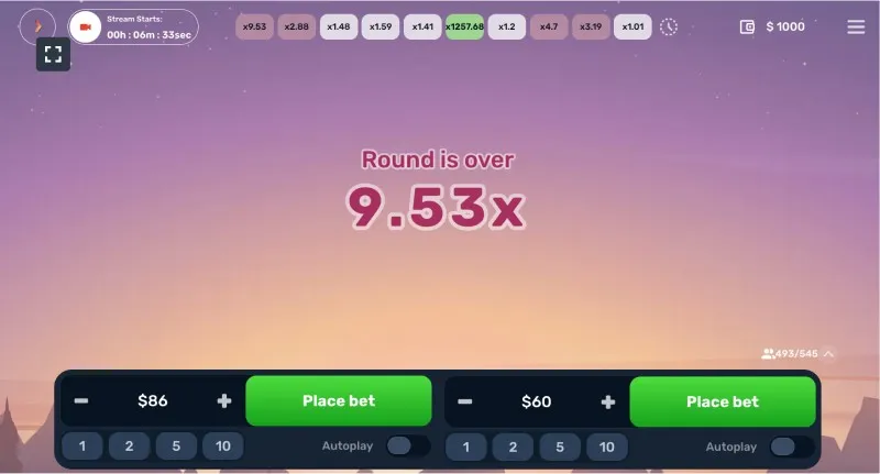 Características del juego en línea Aero