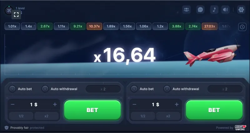 Parcela del juego AirJet