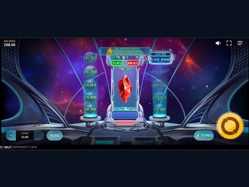 Play Astronaut crash game for money
