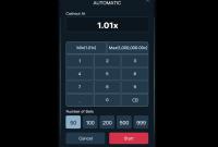 Une grande machine à sous avec des options stratégiques et des multiplicateurs