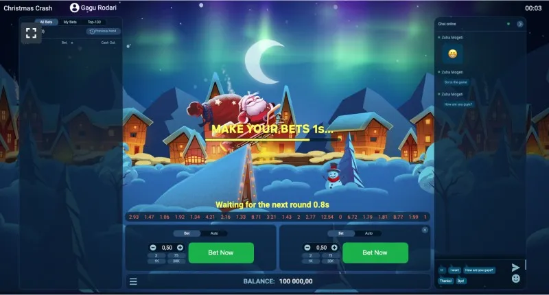 Estratégias e tácticas do jogo Christmas Crash