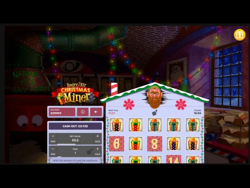 Joga a dinheiro no jogo de colisão Christmas Miner
