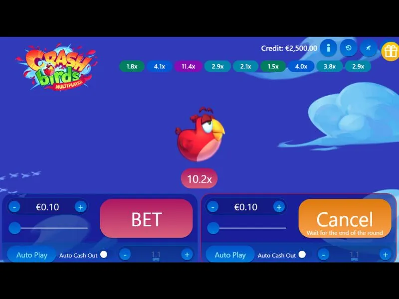 Play Crash Birds game for money
