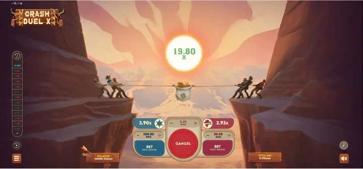 Juega a Crash Duel X por dinero en un casino online