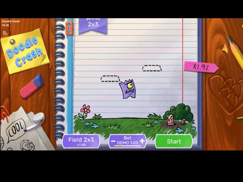 Vantagens e desvantagens do Doodle Crash