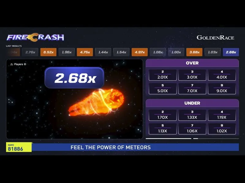 Jogar Fire Crash de graça e a dinheiro
