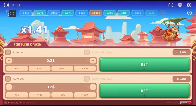 Prós e contras do jogo online Fortune Crash
