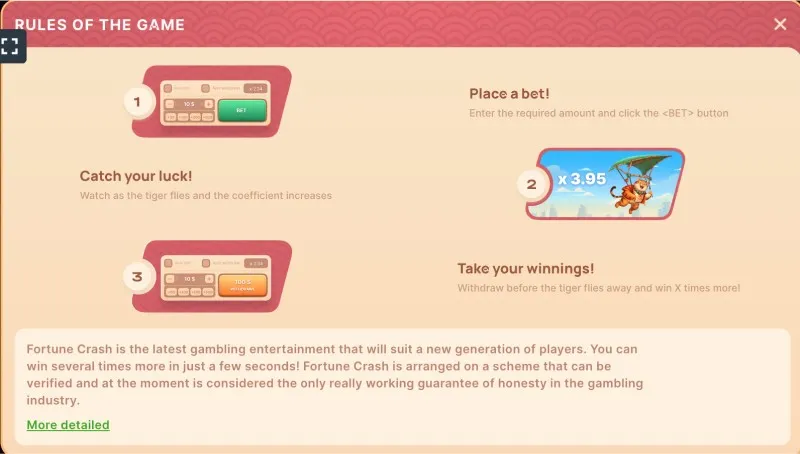 Onde jogar FortuneCrash?