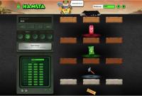 Playing Hamsta on my smartphone