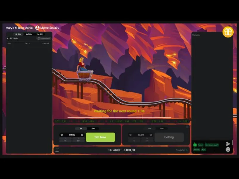 Juega a Mary's Mining Mania por dinero