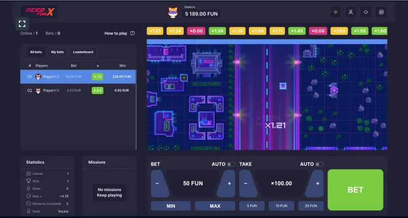 Juega gratis a Need for X
