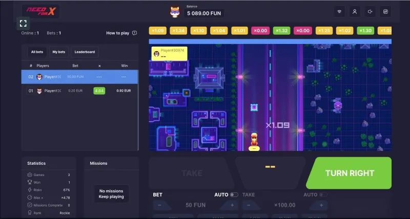 Estrategias y tácticas en el juego de choque Need for X