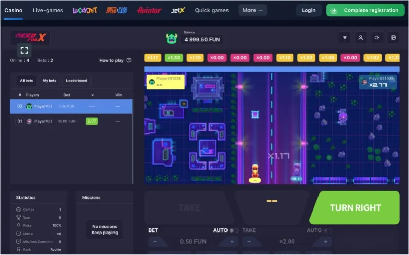 Descargar el juego Need for X
