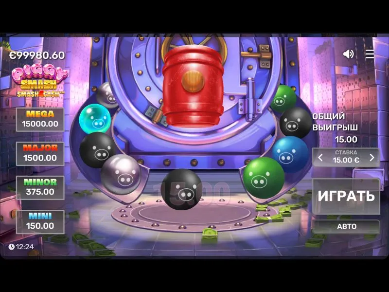 Jogar o jogo Piggy Smash crash por dinheiro
