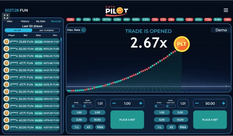 Pilot Coin Spiel herunterladen