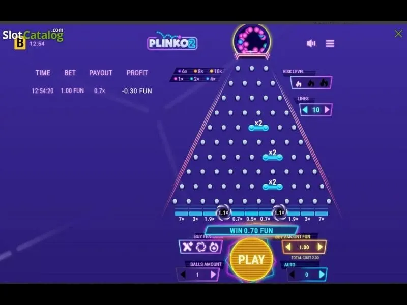 Juega gratis a Plinko 2