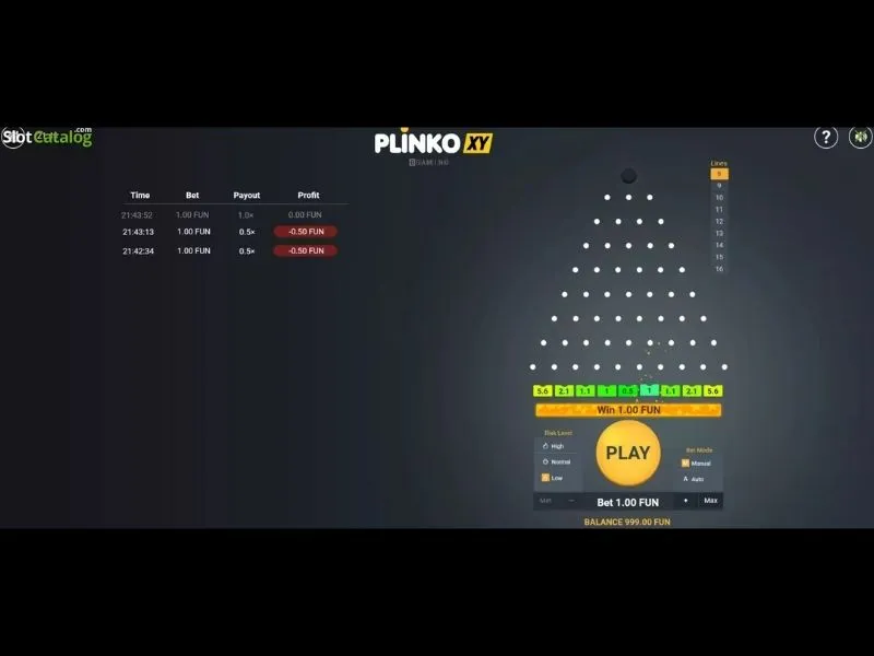 jugar Plinko XY