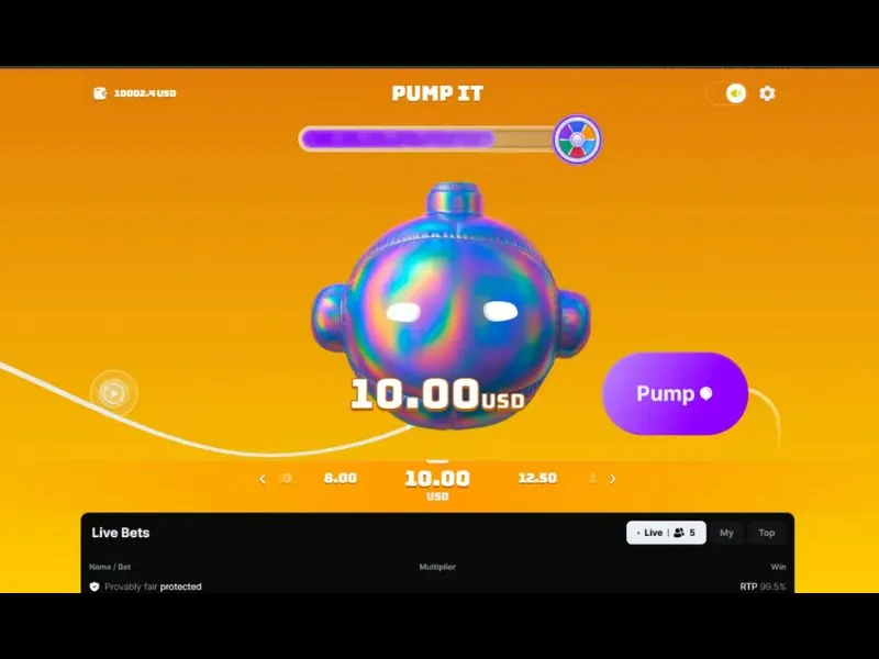 Механика игры Pump It