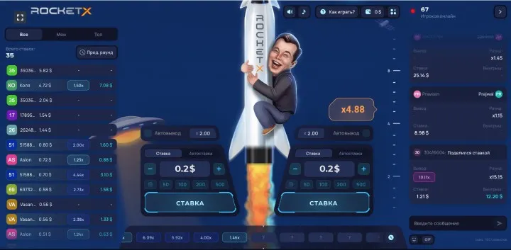 Особенности слота Rocket X