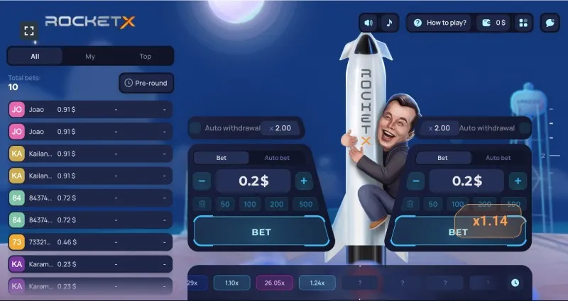 Sobre el juego Rocket X