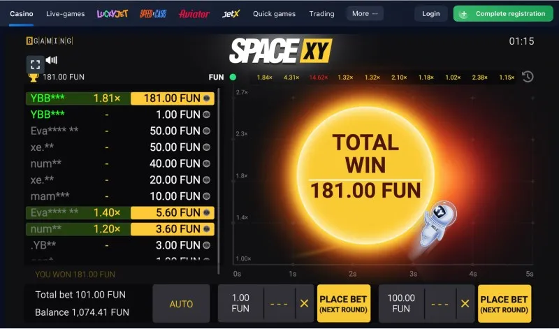 Descarga el juego Space XY en Android