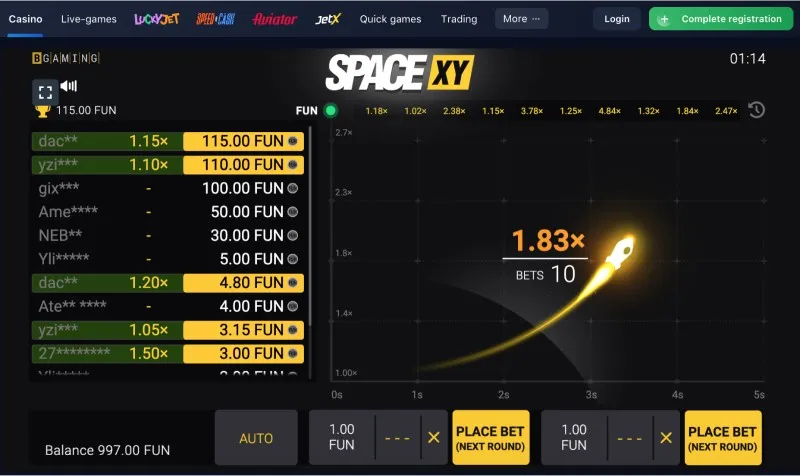 Juega gratis a Space XY