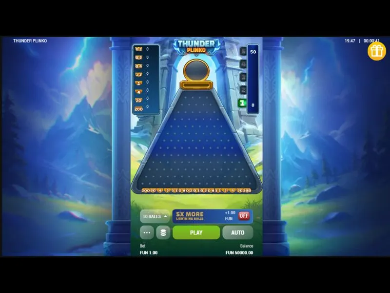 Descarga el juego ThunderPlinko en tu smartphone