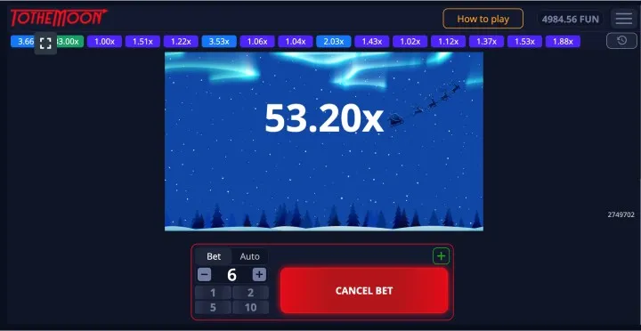 Where to play To the Moon