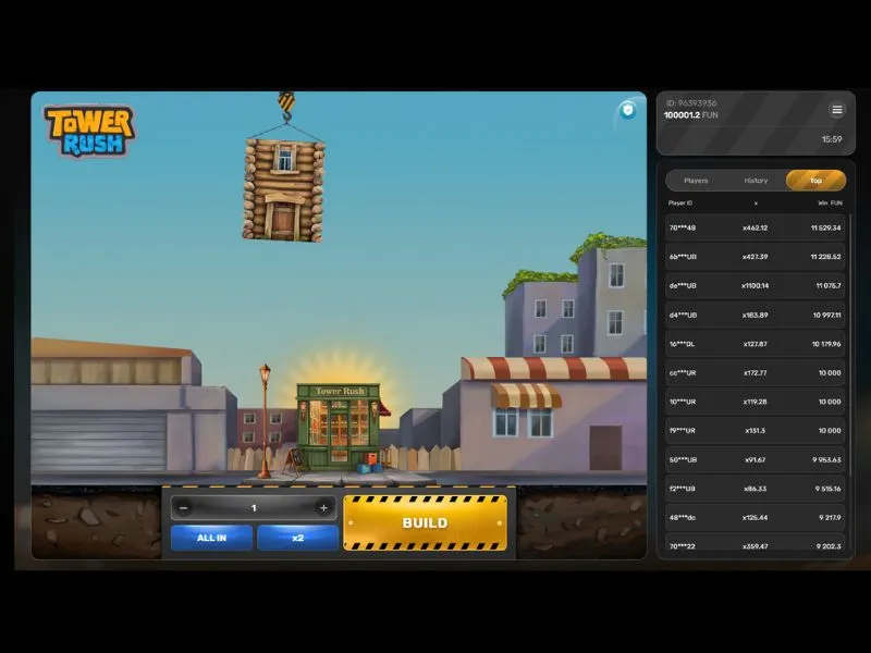O enredo e a atmosfera de Tower Rush