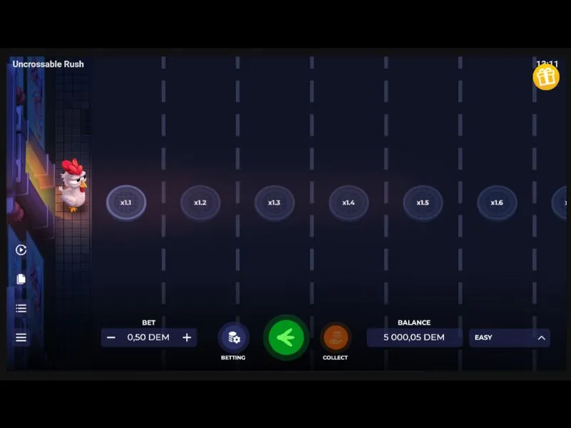 Играть в Uncrossable Rush Casino