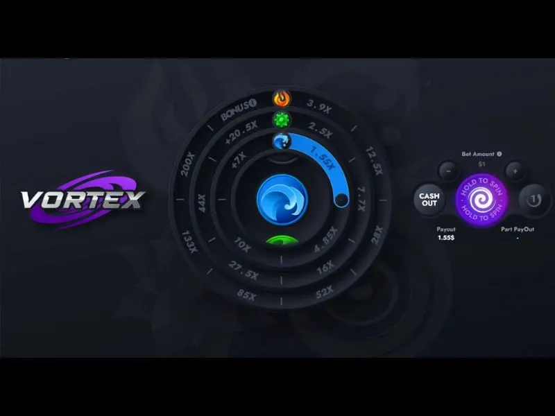 Jogar Vortex de graça e a dinheiro