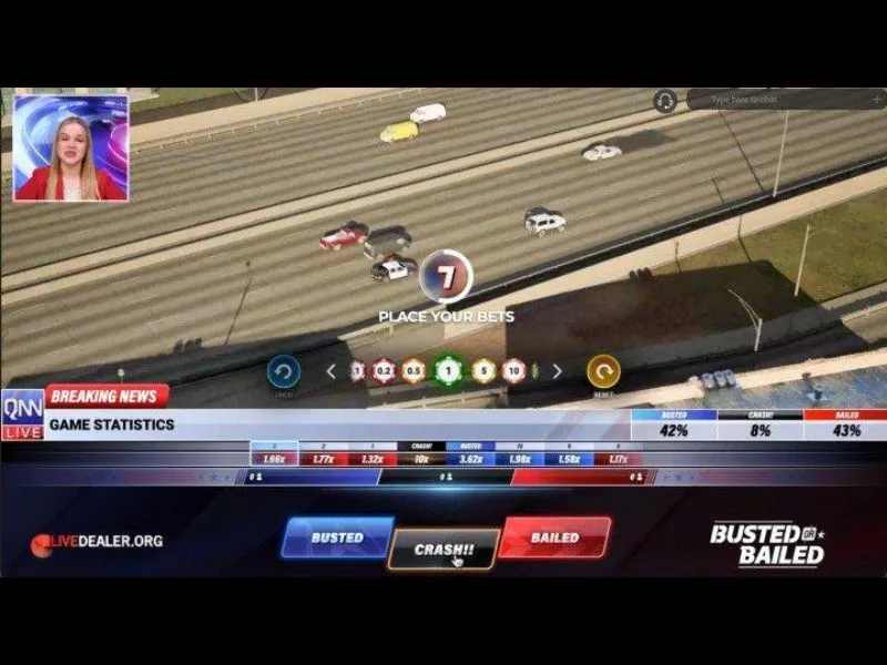 Play for money in the crash game Busted or Bailed