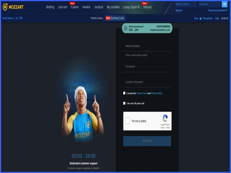 Registe-se no Mozzartbet Casino para jogar jogos de sorte