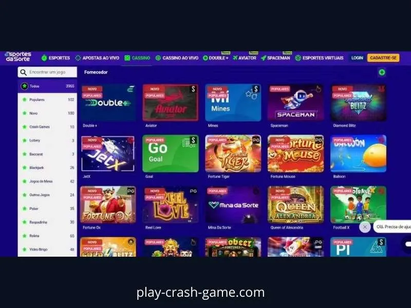 Informationen über Esportes Casino