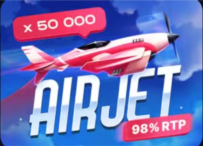 Play AirJet crash game for money at online casino