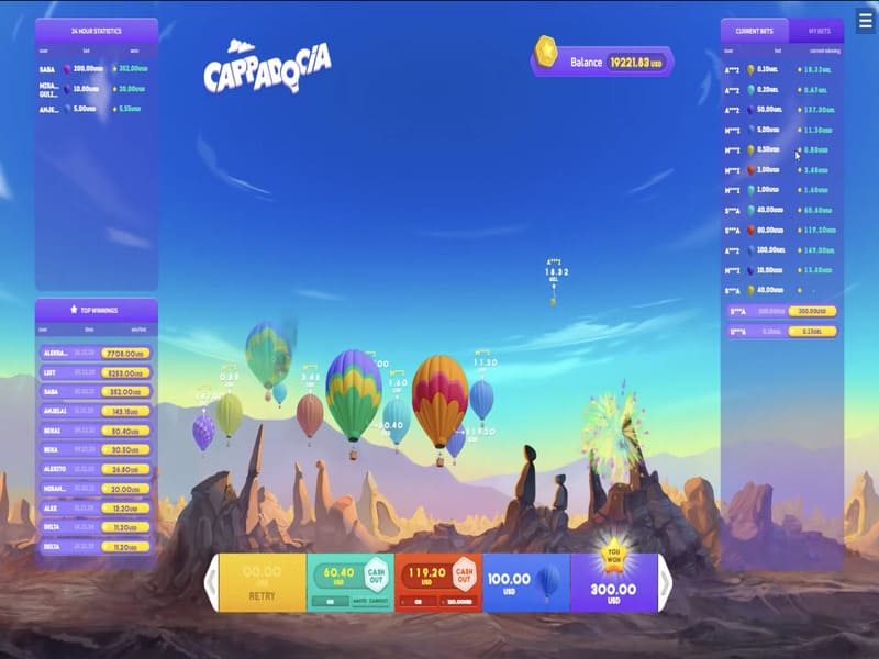 Cappadocia is an online casino cash game