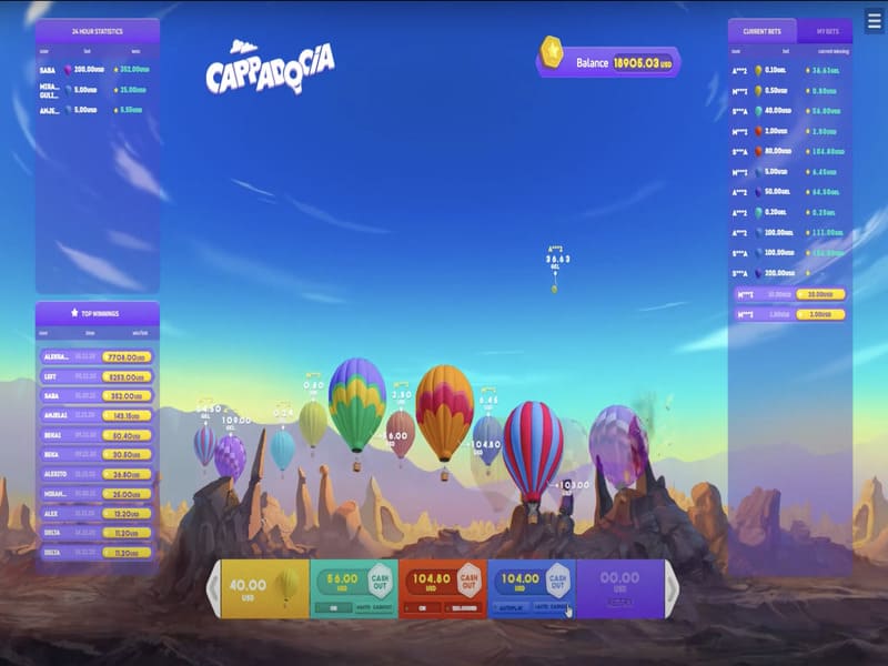 Играть бесплатно или на деньги в игре Cappadocia