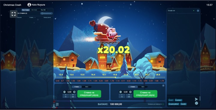 Стратегии и тактики краш игры Christmas Crash