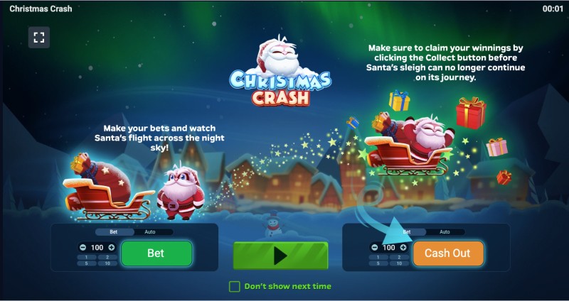 About the game Christmas Crash