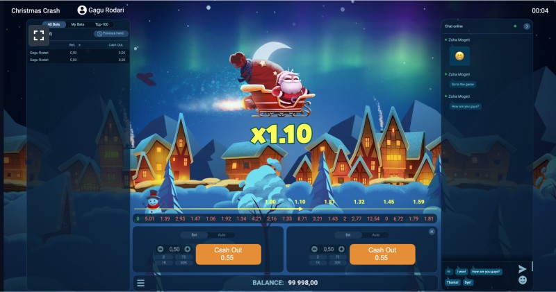 Where to play the online game Christmas Crash