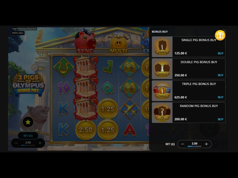 Descarga el juego 3 Cerdos del Olimpo