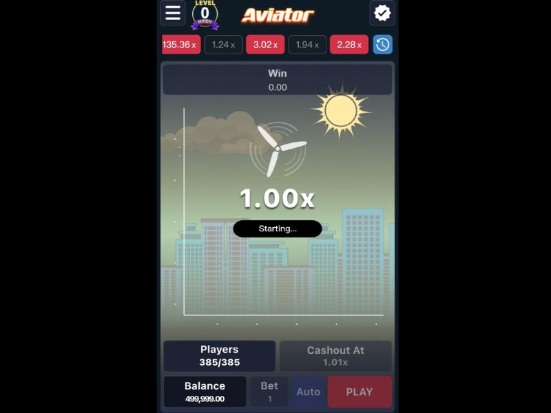 Jouer à Aviator Gemini crash game for money