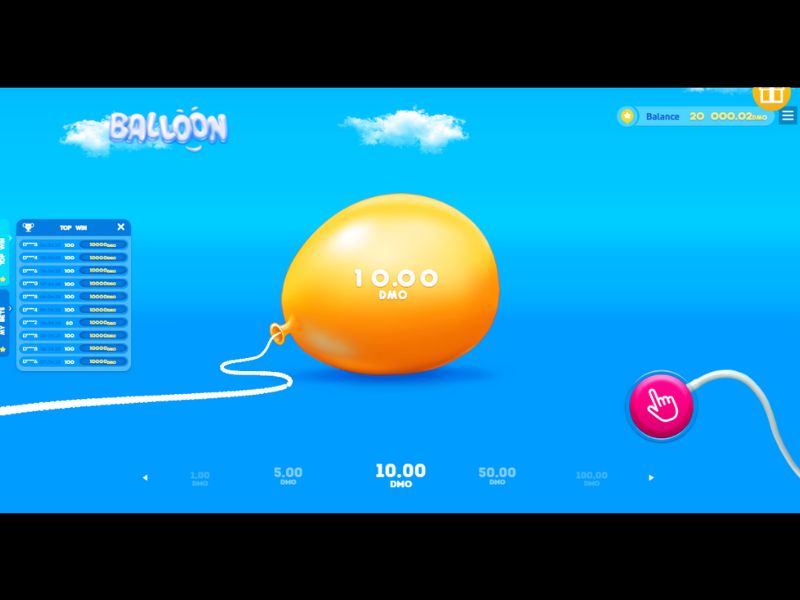 Jogar Balloon Crash de graça e a dinheiro