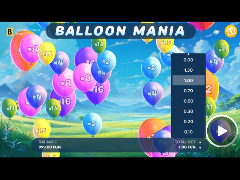 Играть бесплатно в Balloon Mania