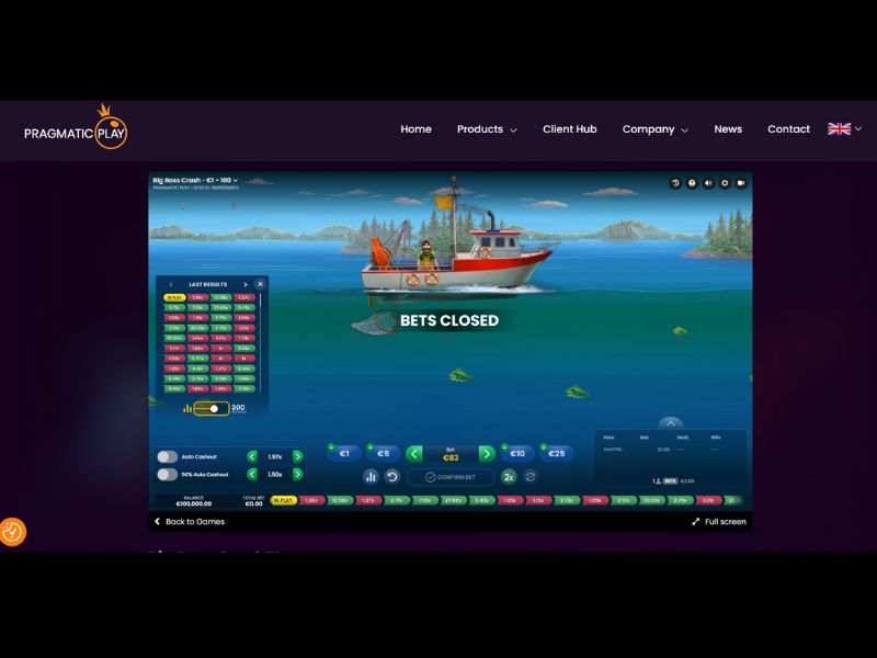 Где играть в Big Bass Crash