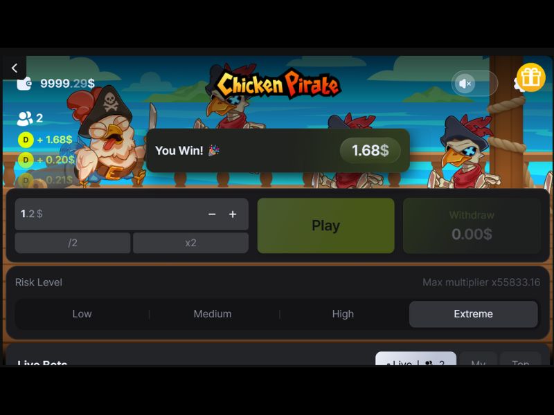 Dónde jugar a Chicken Pirate