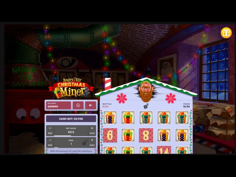 Juega por dinero en el juego de choque Christmas Miner