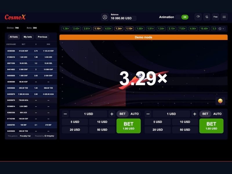 Sobre el juego de choque CosmoX