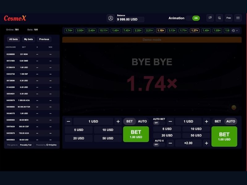 Juega gratis a CosmoX