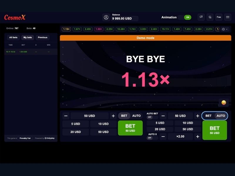 Estrategias de juego CosmoX